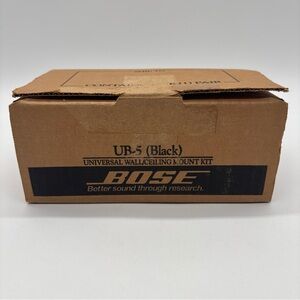 Bose UB-5 Universal Wall/Ceiling Mount Kit Black New Open Box